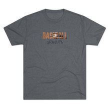 Load image into Gallery viewer, BASEBALL GRANDPA--Unisex Tri-Blend Crew Tee