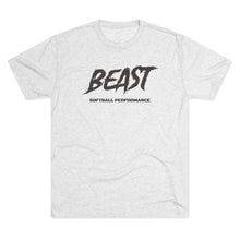 Load image into Gallery viewer, Train Like a BEAST on Back BEAST SOFTBALL T Unisex Sizing