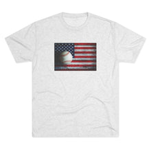 Load image into Gallery viewer, USA FLAG and BASEBALL-Unisex Tri-Blend Crew Tee
