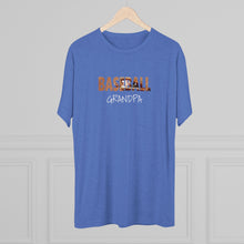 Load image into Gallery viewer, BASEBALL GRANDPA--Unisex Tri-Blend Crew Tee

