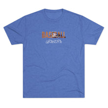 Load image into Gallery viewer, BASEBALL GRANDPA--Unisex Tri-Blend Crew Tee
