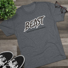 Load image into Gallery viewer, BEAST- BASEBALL-Men&#39;s Tri-Blend Crew Tee

