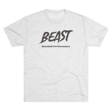 Load image into Gallery viewer, BEAST- BASEBALL-Men&#39;s Tri-Blend Crew Tee
