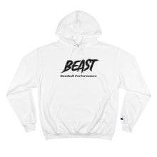 Load image into Gallery viewer, Black Logo BEAST BASEBALL 50/50 Champion Hoodie 4 Colors
