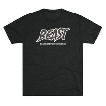 Load image into Gallery viewer, BEAST- BASEBALL-Men&#39;s Tri-Blend Crew Tee
