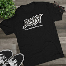 Load image into Gallery viewer, BEAST- BASEBALL-Men&#39;s Tri-Blend Crew Tee
