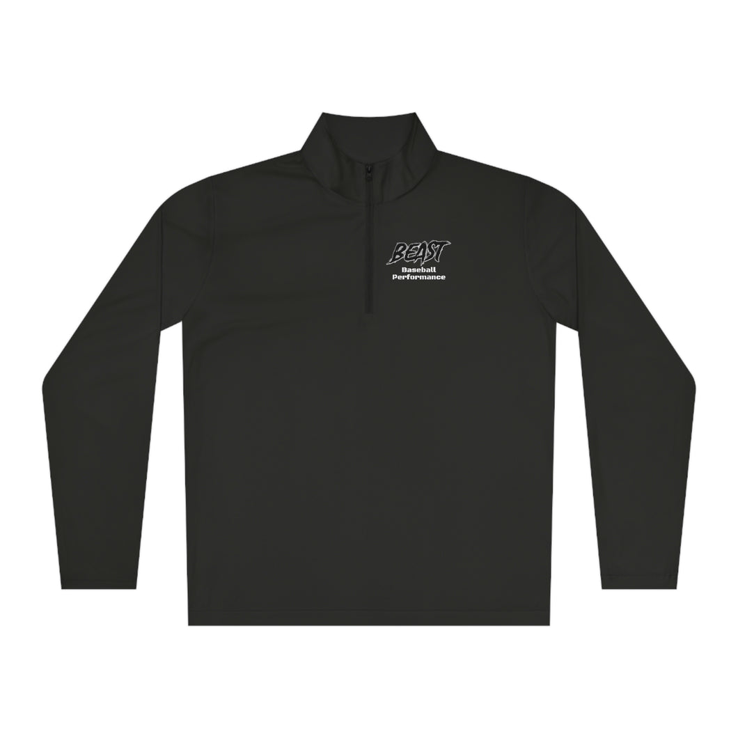 BEAST BASEBALL-Unisex Quarter-Zip Pullover 6-Colors